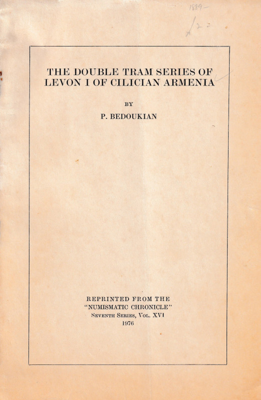 Bedoukian P., The double tram series of Levon I of Cilician Armenia. Reprinted f...