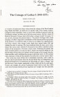 Coupland S., The Coinage of Lothar I (840-855). 41pp., 5 tavv. In b/n.