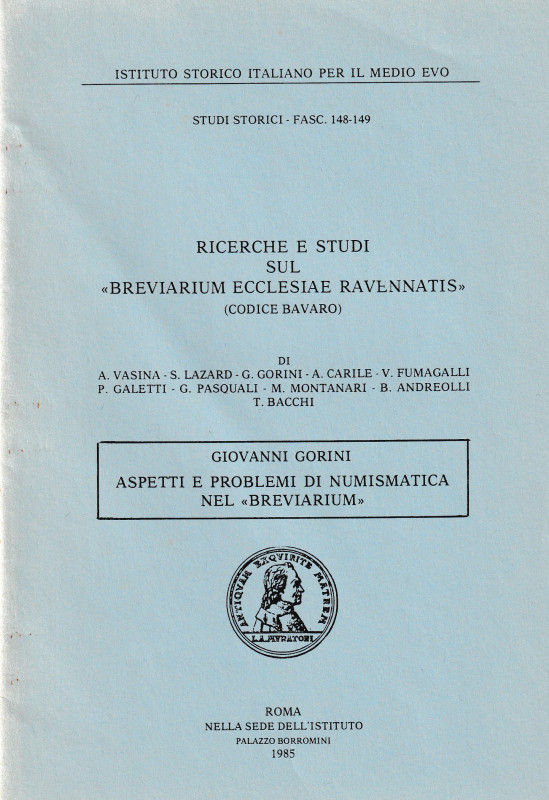 Gorini G., Aspetti e problemi di numismatica nel "breviarium". Ristampa da "Rice...