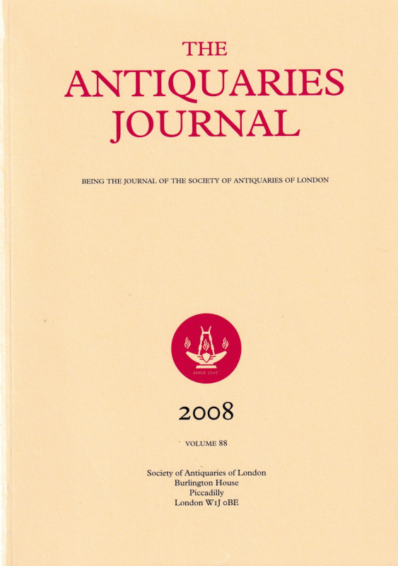 Society of Antiquaries of London, The Antiquaries Journal, being the Journal of ...