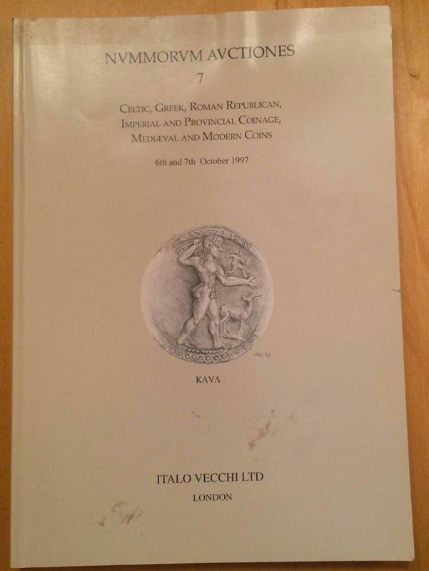Vecchi I. Nummorum Auctiones No. 7. Celtic, Greek, Roman Republican, Imperial an...