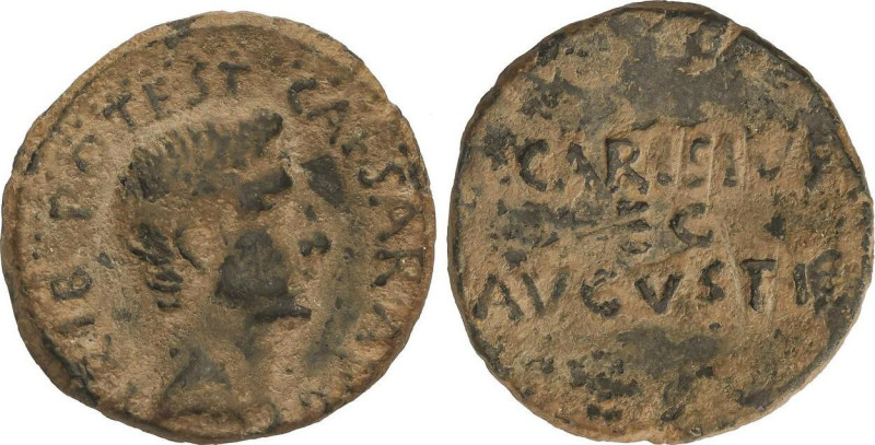 As. 27 a.C.-14 d.C. ÉPOCA DE AUGUSTO. EMERITA AUGUSTA (MÉRIDA). Anv.: CAESAR AVG...