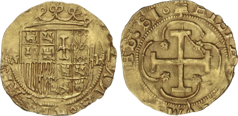 1 Escudo. GRANADA. Anv.: Escudo entre G - R. 3,38 grs. MUY RARA. Cal-42; AC-182....