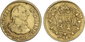1/2 Escudo. 1783. MADRID. J.D. 1,68 grs. AC-1275. MBC.