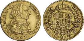 1 Escudo. 1781/0. MADRID. P.J. 3,29 grs. AC-1360. EBC.