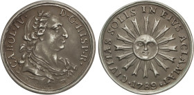 Medalla Proclamación. 1789. ÉCIJA. 11,98 grs. AR. Ø 26mm. RARA EN ESTA CALIDAD. He-30. EBC.