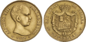 20 Pesetas. 1889 (*18-89). M.P.-M. MBC+.