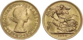 Sovereign. 1964. ELIZABETH II. 7,97 grs. AU. Fr-417; KM-908. SC-.