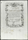 Vale Real por 150 Pesos de a 128 Quartos. 15 Marzo 1800. REINADO DE CARLOS IV. MADRID. Estos Vales Reales tenían doble carácter de títulos de Renta y ...