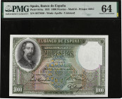 1.000 Pesetas. 25 Abril 1931. Zorrilla. Precintado y garantizado por PMG como 64 CHOICE UNCIRCULATED (nº 1908789-006). Ed-362. SC.