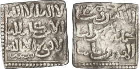 Dirham. ANONIMA en nombre de AL-MAHDI. SABTA (Ceuta). 1,5 grs. AR. V-2105; Haz-1093. MBC.