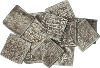 Lote 12 monedas Dirham. FEZ (5). AR. El resto ceca poco clara para identificar. A EXAMINAR. MBC- a MBC.