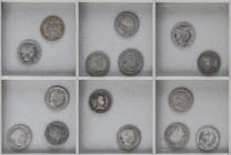Lote 15 monedas 1 Real. 1838, 39, 44, 45, 47, 49, 52, 53, 57, 59 (2), 60, 62, 63, 64. MADRID. A EXAMINAR. MBC- a MBC+.