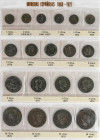 Lote 20 monedas 1 (6), 2 (5), 5 (4), 10 Céntimos (5). 1870 a 1913. GOB. PROVISIONAL a ALFONSO XIII. Destacan 1 Cent 1906 SM-V (MBC) oxidaciones, y 1 C...