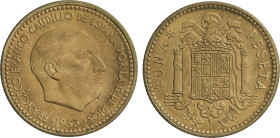 1 Peseta. 1953 (*19-61). SC.