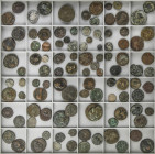 Lote 210 monedas cobre. MONEDAS HISPANICAS a IMPERIO ROMANO. AE. Acumulación de moneda antigua en calidad BAJA o MUY BAJA. Puede contener alguna repro...