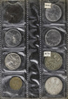 Lote decenas de monedas. Siglo XX. II REPUBLICA, ESTADO ESPAÑOL, JUAN CARLOS I, Monedas Extranjeras y BILLETES. AE, Br, Ni, CuNi y AR. Destacan: 2 car...