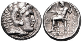 KINGS OF MACEDON. Alexander III 'the Great', 336-323 BC. Tetradrachm (Silver, 25 mm, 16.64 g, 8 h), Sardes, circa 318-315. Head of Herakles to right, ...