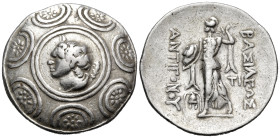 KINGS OF MACEDON. Antigonos II Gonatas, 277/6-239 BC. Tetradrachm (Silver, 32 mm, 17.00 g, 12 h), "dramatic style", Amphipolis, circa 252/1-246. Horne...