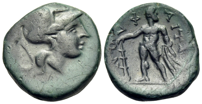 AITOLIA, Aitolian League. Circa 205-150 BC. (Bronze, 17.5 mm, 4.27 g, 10 h). Hea...