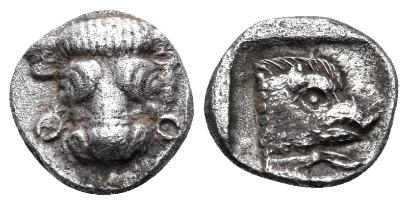 PHOKIS, Federal Coinage. Circa 485-480. Obol (Silver, 9 mm, 1.00 g, 10 h). Φ - Ο...