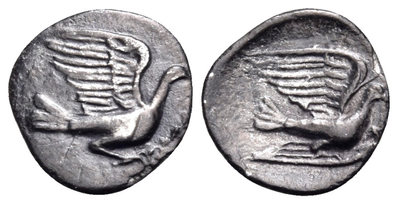 SIKYONIA. Sikyon. Circa 360s-340s/330s BC. Hemiobol (Silver, 11 mm, 0.44 g, 6 h)...