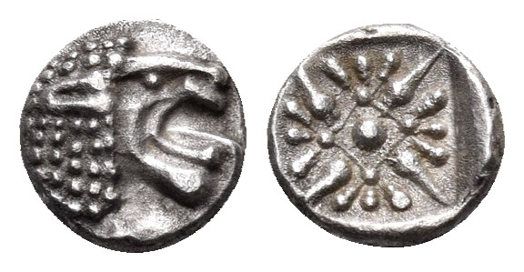 IONIA. Miletos. Late 6th-early 5th century BC. Twelfth stater or diobol (Silver,...