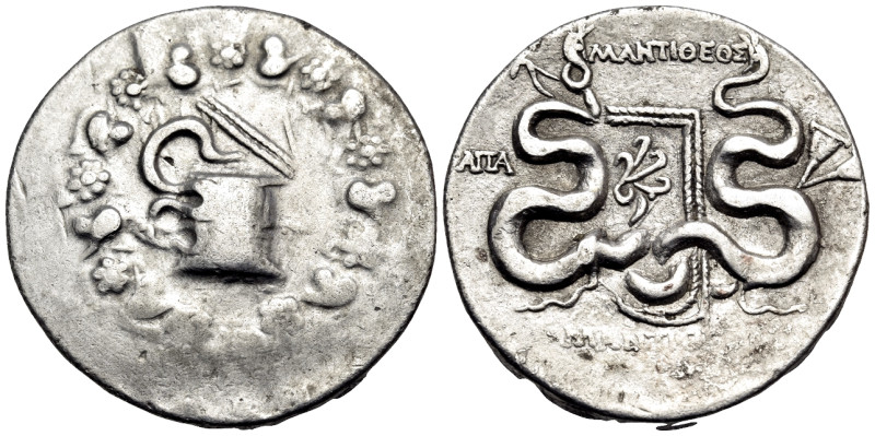 PHRYGIA. Apameia. 50-49 BC. Cistophoric Tetradrachm (Silver, 27 mm, 12.29 g, 12 ...