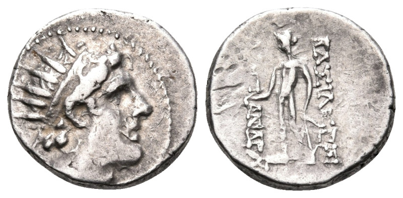 SELEUKID KINGS. Alexander I Balas, 152-145 BC. Hemidrachm (Silver, 12 mm, 1.94 g...
