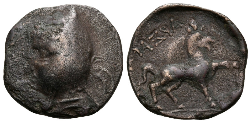 KINGS OF PARTHIA. Phriapatios, 185-170 BC. Dichalkon (Bronze, 16 mm, 2.48 g, 11 ...