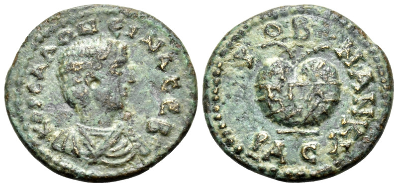 GALATIA. Ancyra. Salonina, wife of Gallienus, 253-268. (Bronze, 18.5 mm, 3.34 g,...