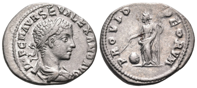 Severus Alexander, 222-235. Denarius (Silver, 19 mm, 3.38 g, 6 h), Antioch, 222....