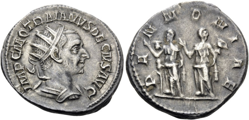 Trajan Decius, 249-251. Antoninianus (Silver, 21 mm, 4.04 g, 6 h), Rome, 250. IM...