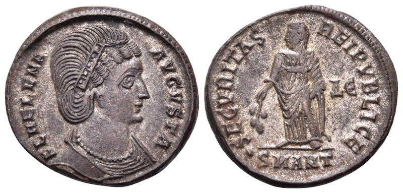 Helena, Augusta, 324-328/30. Follis (Bronze, 20 mm, 3.15 g, 6 h), Antioch, 9th o...