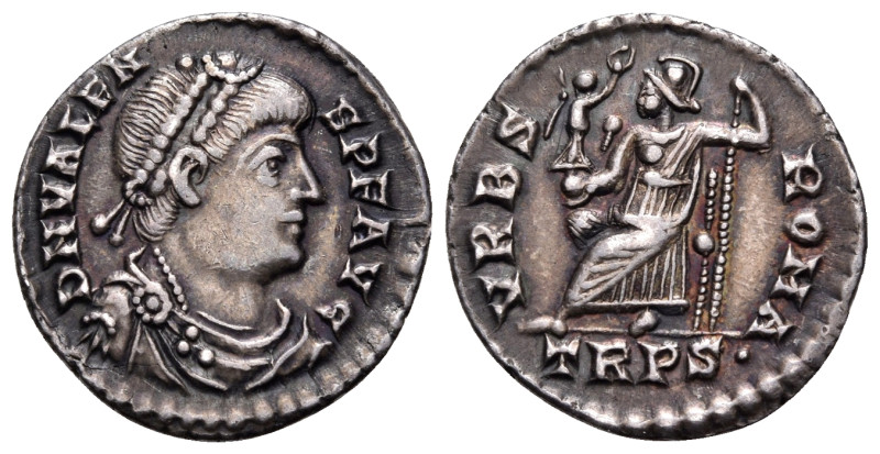 Valens, 364-378. Siliqua (Silver, 17.5 mm, 2.02 g, 6 h), Treveri, 367-375. D N V...