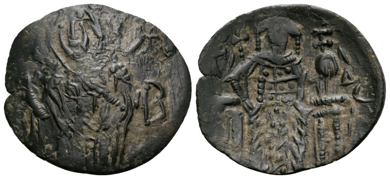 Michael VIII Palaeologus, 1261-1282. Trachy (Bronze, 21 mm, 1.45 g, 6 h). (MHP) ...