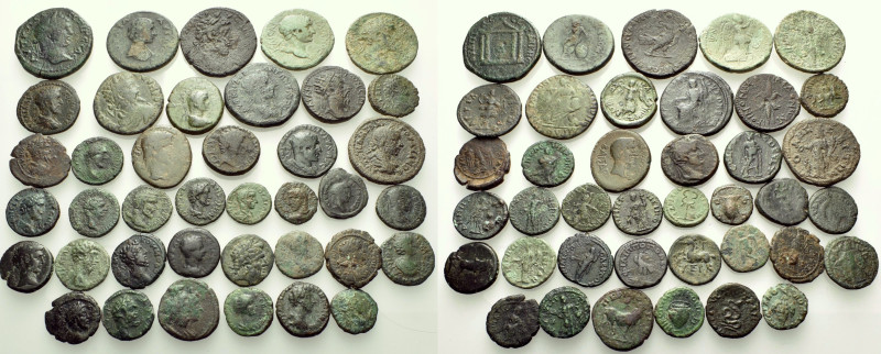 ROMAN PROVINCIAL. Circa 1st-3rd century . (Bronze, 252.00 g). A lot of Thirty-Ni...