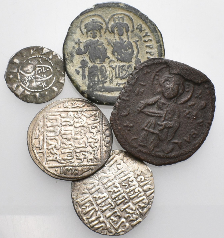 BYZANTINE, CRUSADER AND ISLAMIC. Circa 10th - 16th century. (Silver/Bronze, 32.4...