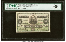 Argentina Banco Nacional 20 Centavos 1.1.1884 Pick 3 PMG Gem Uncirculated 65 EPQ. 

HID09801242017

© 2022 Heritage Auctions | All Rights Reserved