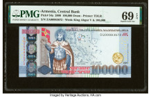 Armenia Central Bank 100,000 Dram 2009 Pick 54a PMG Superb Gem Unc 69 EPQ. 

HID09801242017

© 2022 Heritage Auctions | All Rights Reserved