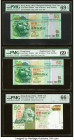 Hong Kong Group Lot of 9 Examples PMG Superb Gem Unc 69 EPQ (4); Superb Gem Unc 68 EPQ; Superb Gem Unc 67 EPQ; Gem Uncirculated 66 EPQ (3). A repeater...