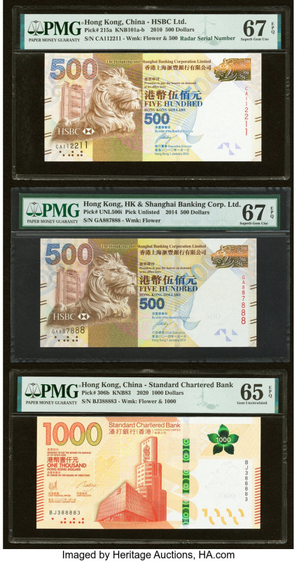 Radar/Fancy Serial Numbers Hong Kong Hongkong & Shanghai Banking Corp. Ltd. 500 ...