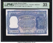 India Reserve Bank of India 100 Rupees ND (1951) Pick 42a Jhun6.7.2.1A PMG Choice Very Fine 35. Staple holes at issue. 

HID09801242017

© 2022 Herita...
