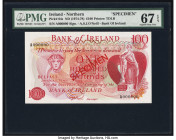 Ireland - Northern Bank of Ireland 100 Pounds ND (1974-78) Pick 64s Specimen PMG Superb Gem Unc 67 EPQ. 

HID09801242017

© 2022 Heritage Auctions | A...