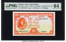 Ireland - Republic (Eire) Central Bank of Ireland 10 Shillings 19.10.1955 Pick 56c PMG Choice Uncirculated 64. 

HID09801242017

© 2022 Heritage Aucti...