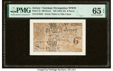 Jersey States of Jersey (German Occupation) 6 Pence ND (1941-42) Pick 1a PMG Gem Uncirculated 65 EPQ. 

HID09801242017

© 2022 Heritage Auctions | All...