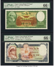 Nepal Central Bank of Nepal 100; 1000 Rupees ND (1961); (1972) Pick 15; 21 Two Examples PMG Gem Uncirculated 66 EPQ (2). 

HID09801242017

© 2022 Heri...