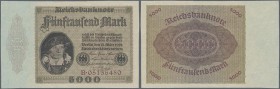 Deutschland - Deutsches Reich bis 1945: 5000 Mark 1923, nicht verausgabt, Ro.86, kassenfrisch aus Originalbogen