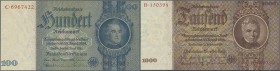 Deutschland - Deutsches Reich bis 1945: Set mit 9 Banknoten der Ausgaben 1929 bis 1936, dabei 2 x 10 Reichsmark 1929 Ro.173a,c in kassenfrisch, 2 x 20...