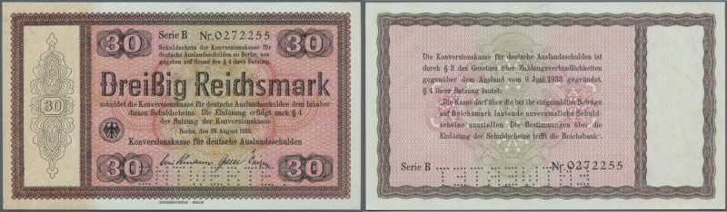 Deutschland - Deutsches Reich bis 1945: Reichskonversionskasse: 30 Reichsmark 19...